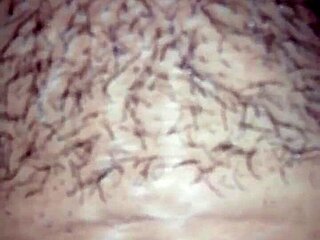 Watch my horny homemade amateur with hairy big ass and tits!