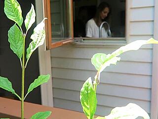 nikki gets fucked doggystyle from behind with her big tits bouncing