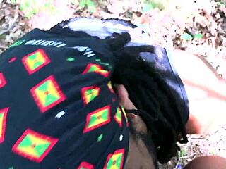 Does Don Whoe suck Nina Rivera's sweet pussy in the forest?