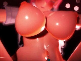 Papakatsu JK riding hard in 3D hentai creampie scene