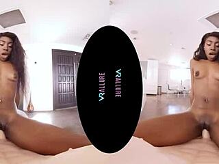 Vrallure Amari indulges in playful cowgirl sessions with toys and shaved pussy