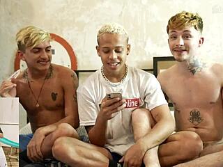 Bold Backstage Deepthroat Action with Kevin Ethan Brazilians