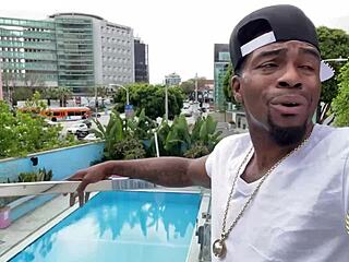 Big Black Cock Rome Major Bangs Kaden Kole's Pussy in Doggystyle and Cums in Her Mouth.