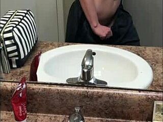 She plays with her tight wet pussy