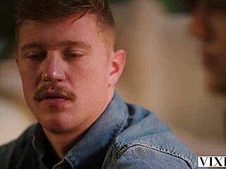 Vixen Freya teases and rides her man in stunning lingerie.