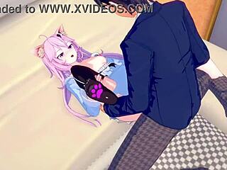 nyanners hentai action in wild 3d sex scene, wow!