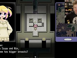 Trapped in a wild anime escape game with naughty lesbian action