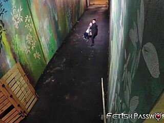 bimbo alex blake meets big dick in alleyway