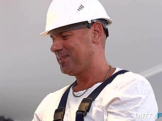 Teen Margo Von Teese Gets Double Penetrated by Horny Workers