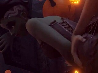 Sombra Bent Over in Doggystyle