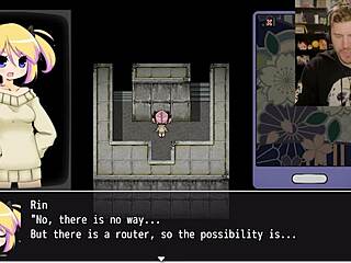 Trapped in a wild anime escape game with naughty lesbian action