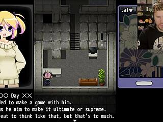 Trapped in a wild anime escape game with naughty lesbian action