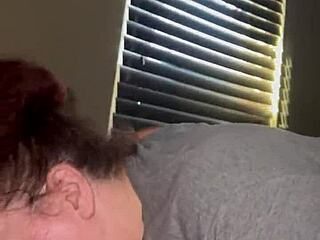 milf swallows cum like a whore! black cock involved!