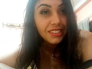 Sarah Rosa Teases with Strip Tease Ripping Clothes in Resort