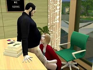 Secretary Rides Boss Hard for Raise!