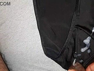 Wow! I Jerked Off and Came on My Best Friend's Black Panties!