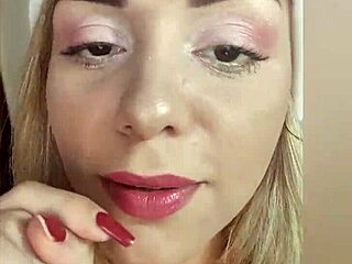 Happy Christmas with a Latina model