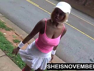 Sheisnovember Rides Monster Cock Hard After Public Flash