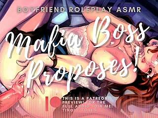 mafia boss proposes to sugar baby with deepthroat and gagging asmr.