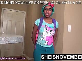 Sheisnovember Rides Monster Cock Hard After Public Flash