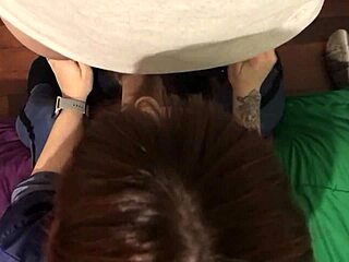 making my boyfriend cum in my mouth 😋