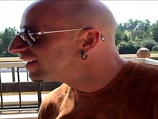 Hunter Bryce provokes an agent, stirring intense emotions with a Spanish brunette's natural tits