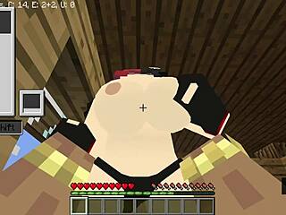 Steve dominates the quirky goth in wild anime action