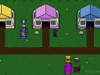 spunkstock - cute goth girl shows big ass in hentai pornplay game part 1