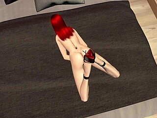 Fox Harker Shines in Ginger Heat Scene from Second Life Adventure