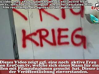 Mollige brunette milf gets pov fucked outdoors at German sex date 😏