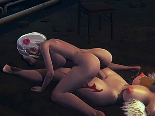 ningguang futanari fucks noel hard