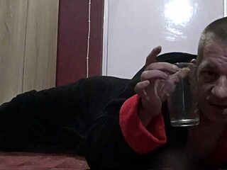 Mark Wright Drinks Piss and Gets Fucked in Bedroom