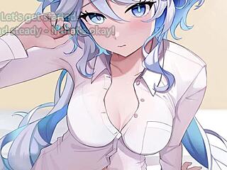 Furina Guides Quick Femdom Feet Jerk Session