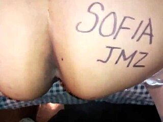 My wife's BIG ASS BENT OVER for DOGGYSTYLE.