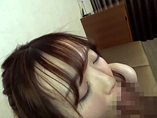 Drunk girl gets touchy, her pink nipples look so sexy while she sucks and won't let go, creampie in her mouth 😏