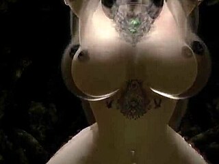 In a fantasy world, a female embarks on a fetch quest with a futa companion.