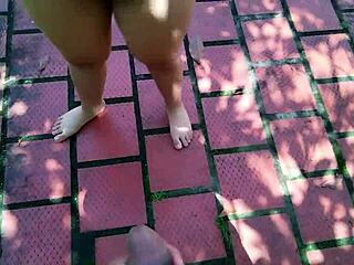 my trainer fucks me and cums on my big tits 😍