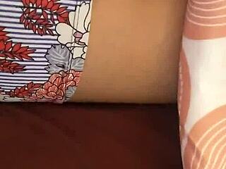 Playing with my wife in lingerie 😏