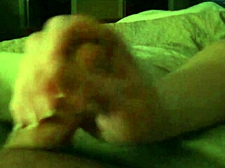 bbw liz woodward gives a slick handjob with her french manicure in europe