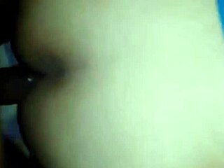 fat curvy woman gets interracial creampie and anal fisting in lingerie