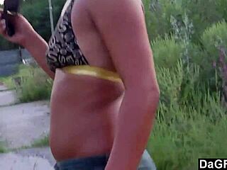 Dagfs - This Saucy Teen Just Loves Outdoor Sex Play