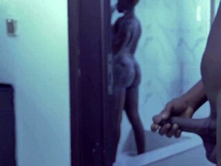 my step uncle peeps while i bathe and touches his big cock