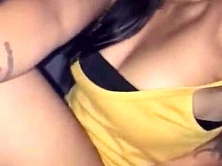 i called my friend over for a smoke, but ended up fucking her ass outdoors.