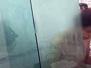 Horny Wife In Bath Records Video For Pussy Lickers, Getting Her Muff Dived Hard