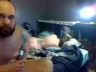 Hot Brunette Tempts Her Sexy Male Neighbor Into Steamy Bedroom Play