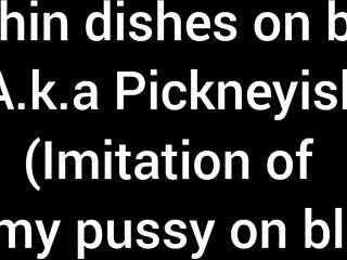 washin dishes while i eat that pussy