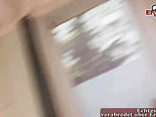 I met this curvy brunette German MILF in nylons for a POV sex date.