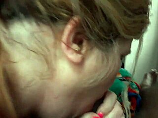 Sloppy toppy handjob turns into wild wet blowjob action