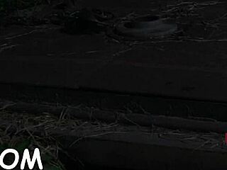 Sexy sweetheart in heels teases while fingering her tight spot