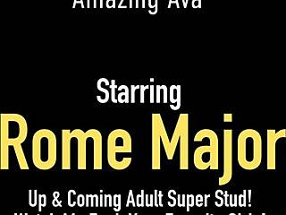 Hard Stallion Rome Major And Ava Valentina In An Intense Scene.